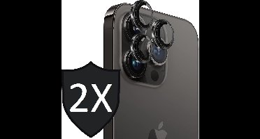 Camera Screenprotector geschikt voor iPhone 16 Pro Max - 2x Volledig Dekkend Gehard Glazen Tempered Glass Krasbestendige Screen Protector