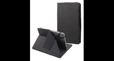 DELTACO TPF-1224, Universele tablet cover, 7 / 8 ", geïntegreerde standaard, 360 graden draaibaar, Zwart