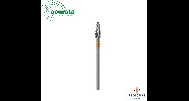 Freesje Carbide / Tungsten Acurata - NEM - Conisch - Ø 4.0 mm - pedicure / manicure - met freesreiniger in koper