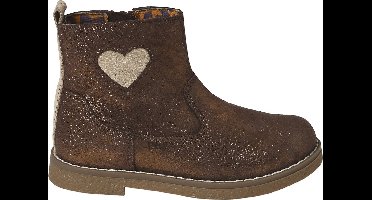 Vertbaudet Leren laarzen met hartjesmotief kleutercollectie meisjes