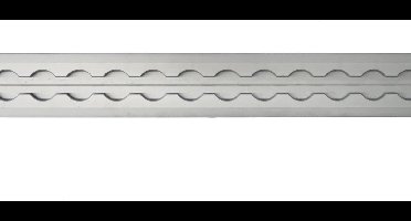 Ankerrail 2 meter- Vastzet rail - Aluminium vastzet rail - Bindrail