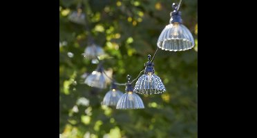 Star Trading LED buitensprookjes Circus Shade, buitenverlichting, grijs, warm wit, 495 cm