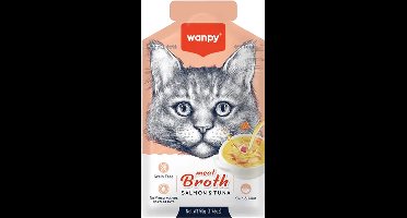 Wanpy - Vleesbouillon - Zalm & Tonijn - Natvoer