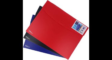 HFP Archiefdozen - 10 Stuks - Rood - Blauw - Zwart - 5 cm - Business Class