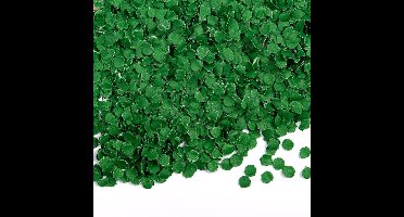 200 gram Confetti Donker groen rond papier - Feest Party Feestje Verjaardag Decoratie