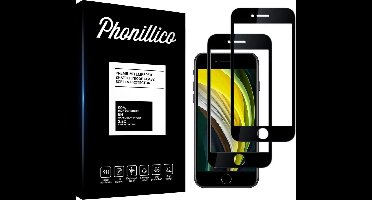 Screenprotector voor iPhone 6 - 2 stuks Beschermglas van glas Transparante glazen schermbeschermfolie met zwarte randen