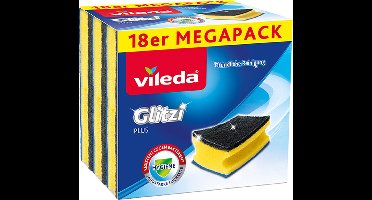 Vileda Trio Schuurspons (Voordeelverpakking) - 16 x 3 stuks