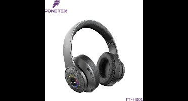 Over Ear Koptelefoon Draadloos - Draadloze Headset met Microfoon - Bluetooth 5.3 - 60 Uur Batterij - Inklapbaar - ENC Kristalheldere Gesprekken - Bluetooth Headset - Zwart