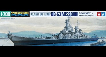 Tamiya Modelbouwpakket Schepen - 31613 U.S. Navy Battleship BB-63 Missouri Plastic - 1:700 - Modelbouw
