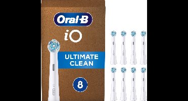 Oral-B iO Ultimate Clean Opzetborstels - 8 stuks - Kartonnen Brievenbusverpakking