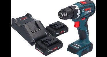 Bosch GSR 18V-90 C Professionele accuschroefboormachine 18 V 64 Nm borstelloos + 2x ProCORE accu 4.0 Ah + lader