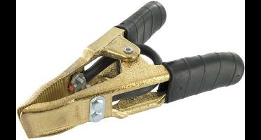 Acculaadtang 600 amp?re zwart onge?soleerd