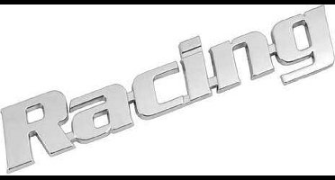 Zelfklevend embleem Racing