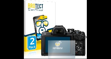 BROTECT - Screenprotector voor Olympus OM-D E-M10 Mark IV - Folie Beschermfolie transparant 2 Stuks