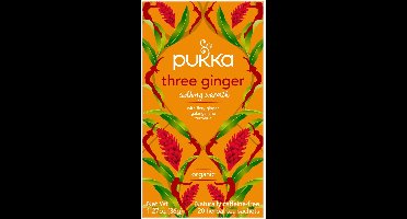 Pukka Three Ginger Thee - 4 x 20 zakjes