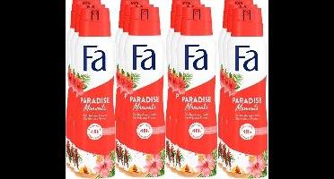 Fa Paradise Moments Deodorant Spray 150ml - Voordeelverpakking 12 stuks