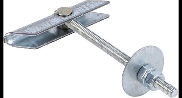 M6 tuimelplug met schroefdraad - 6 x 100mm - Gegalvaniseerd