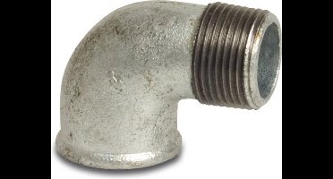 BOSTA Nr. 92 - Gegalvaniseerde knie 90° 1x1