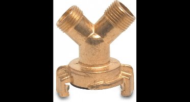 BOSTA 3-weg messing verdeelstuk 3/4