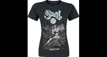 Ghost Dance Macabre Dames T-shirt - zwart - XXL