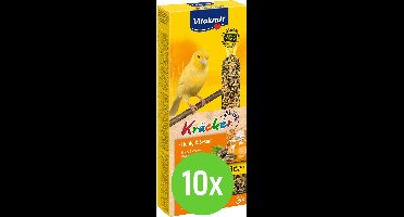 10x Vitakraft Honing/Sesam-Kräcker Kanarie 3in1