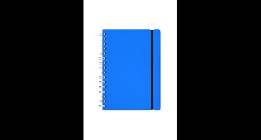 Vacavaliente - Studio Notitieboek A5 - Gerecycled Leer - Blauw