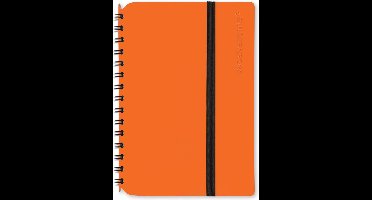 Vacavaliente - Notitieboek A6 - Gerecycled Leer - Oranje