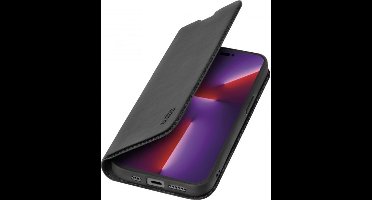 SBS Wallet Lite Telefoonhoesje geschikt voor Apple iPhone 14 Pro Max Hoesje Bookcase - Zwart