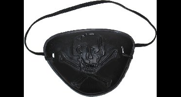 Ooglapje Plastic - Zwart - One Size