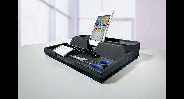 Durable Desk Organiser. 190 x 50 x 240 mm. Houtskool