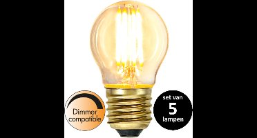 Soft Glow Kogellamp - E27 - 4W - Dimbaar - set van 5