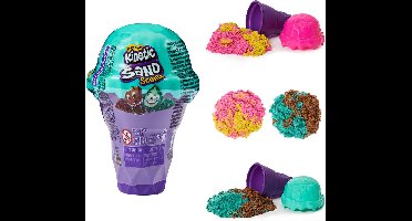 Kinetic Sand - Ijshoorntjeshouder met speelzand - 113 g origineel Kinetic Sand - stijlen kunnen variëren