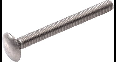 Slotbouten Rvs 8X140 Zonder Moer Din 603 - 25 stuks