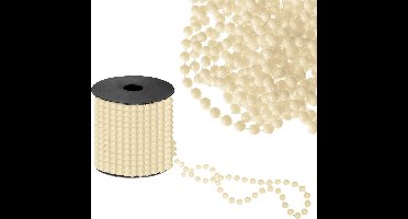 Springos Kerstslinger | Guirlande | Kerstversiering | 10 m | Crème