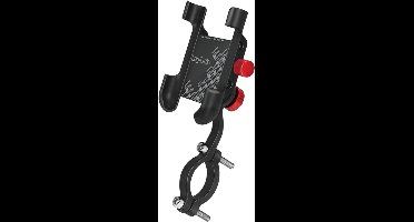 LogiLink AA0148, Mobiele telefoon/Smartphone, Passieve houder, Fiets, Motorfiets, Scooter, Winkelwagen, Zwart, Rood