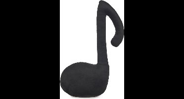 Balvi Deurstop Muzieknoot Tune Zwart Polyester