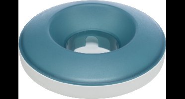 Trixie Slowfeeder Hond - Rocking Bowl - Kunststof - Grijs Blauw - 23 cm - 500 ml