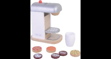 Mamamemo Koffiemachine Hout 16 X 10,5 X 18 Cm Multicolor
