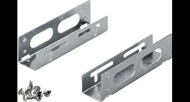 3,5'' HDD naar 5,25'' slot montage frame / zilver
