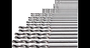 BGS HSS Mini borenset, 25 stuks  -  0.5 tot 3.0 mm - BGS2023