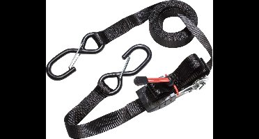 MasterLock Spanbanden - Met ratel - 4.25m x 25mm - Zwart - 4 stuks - 3056EURDAT