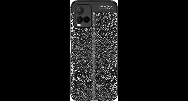 Just in Case hoesje geschikt voor vivo Y33s - TPU Hoesje Flexibel Soft Design - Zwart