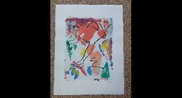 Grafiek (Zeefdruk) Dominique Chan - Outback 50 x 65 cm