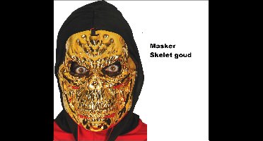 Masker skelet gold digger - Halloween horror griezel thema feest party fun creepy