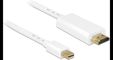 Premium Mini DisplayPort 1.1a naar HDMI 1.3 kabel (Full HD 1080p) / wit - 3 meter