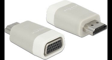 Premium HDMI naar VGA adapter - compact / grijs