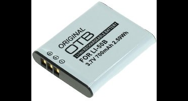 OTB Camera accu compatibel met o.a. Olympus Li-50B / 700 mAh