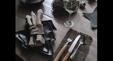 Kerstservies kerst borden kerstboom vorm 4 stuks dinerborden