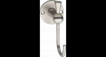 Intersteel kapstokhaak/jashaak LONG TEE inox mat