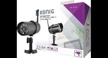 König SAS-CLALIPC20 bewakingscamera Rond Binnen & buiten Plafond/muur